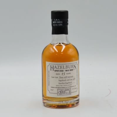 Hazelburn 15 Year Old Marsala & Bourbon Casks Campbeltown Malts Festival 2022 20cl