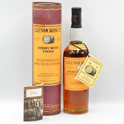 Glenmorangie Sherry Wood Finish Old Plain Orange Label  (Old Style Presentation)