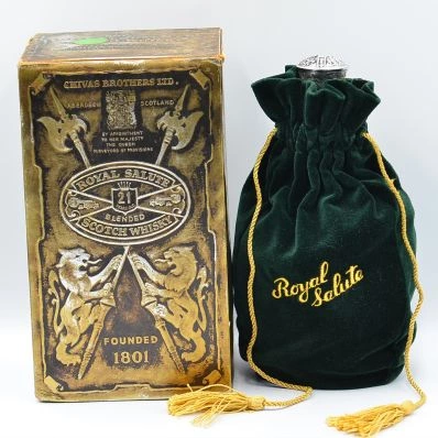 Chivas 21 Year Old Royal Salute Emerald Flagon