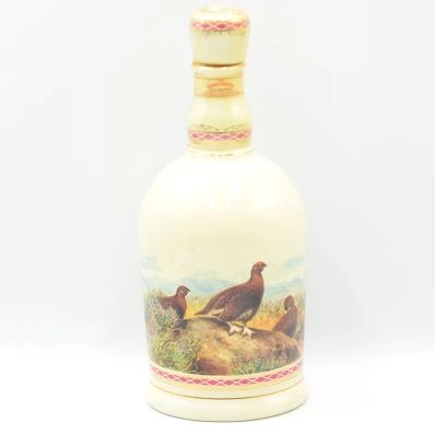 Famous Grouse Whisky 100 Year Commemorative Gold Leaf Decanter (NO BOX)