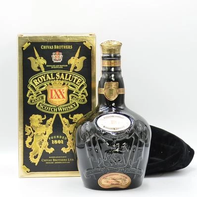 Chivas Royal Salute 21 Year Old Scotch LXX Black Flagon Limited Edition