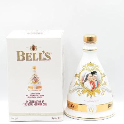 Bell's Whisky Decanter 2011 Royal Wedding - The Duke and Duchess of Cambridge