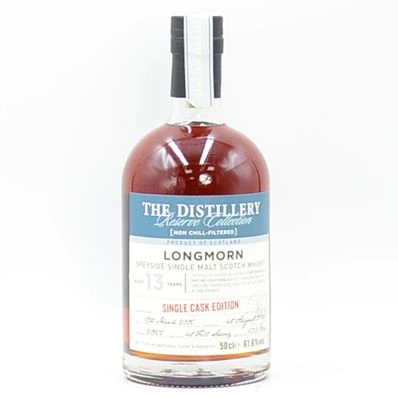 Longmorn 13 Year Old Single Cask Whisky Distillery Reserve 50cl