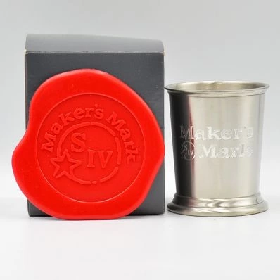 Maker's Mark Mint Julep Cup and Coaster Wentworth Pewterware
