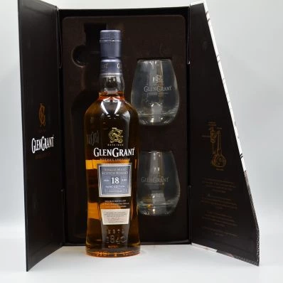 Glen Grant 18 Year Old Single Malt Whisky Glass Set