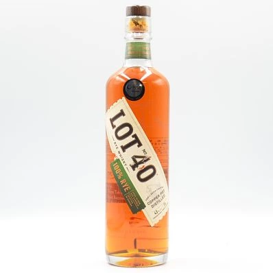 Lot 40 Canadian 100% Rye Whisky