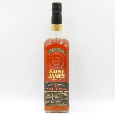 Saint James Rum 1997 Single Cask No. 030-10-97 Cuvee 20 Ans A.O.C