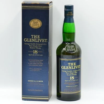 Glenlivet 18 Year Old Speyside Malt Whisky 1990s