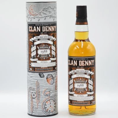 Port Dundas 28 Year Old Single Grain Whisky Clan Denny