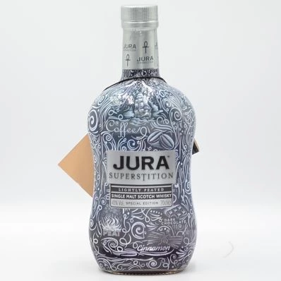Jura Superstition Island Malt Whisky Lightly Peated Tattoo Bottle
