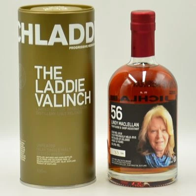 Bruichladdich Valinch Whisky 56 - 12 Year Old Lindy Maclellan 50cl