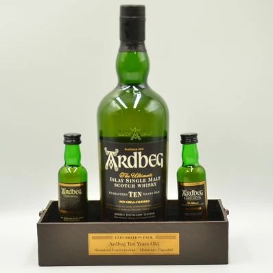 Ardbeg 10 Year Old Islay Single Malt Scotch Whisky Exploration Pack