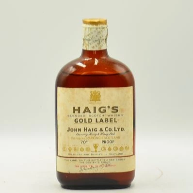 Haig's Gold Label Scotch Whisky 1950s Half Bottle 35cl