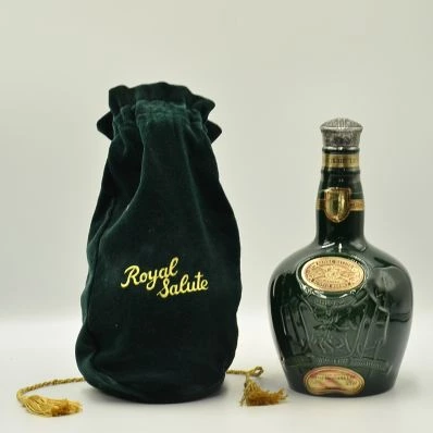 Chivas Royal Salute 21 Year Old Scotch Emerald Flagon 1980s 75cl
