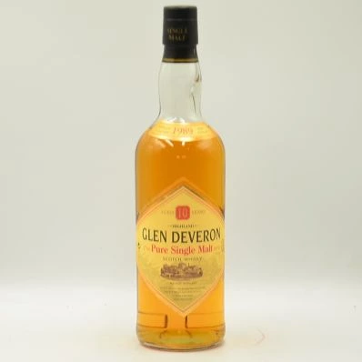 Glen Deveron 10 Year Old Single Malt Whisky 1989 (No Box)