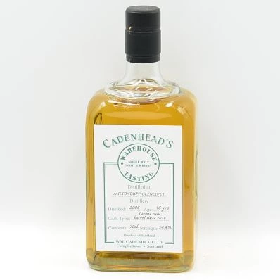 Miltonduff Glenlivet 16 Year Old Whisky 2006 Cadenhead's Warehouse Tasting 