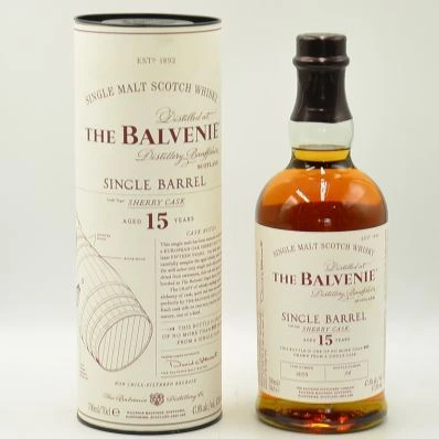 Balvenie 15 Year Old Speyside Malt Whisky Single Barrel #4059