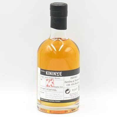 Kininvie 23 Year Old Single Malt Whisky Swiss Export Market 35cl