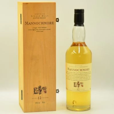 Mannochmore 12 Year Old Speyside Whisky Flora & Fauna in Wooden Box