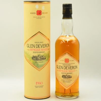 Glen Deveron 12 Year Old Single Malt Whisky 1980