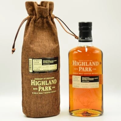 Highland Park 12 Year Old Single Cask Whisky 3631 Aberdeen Airport