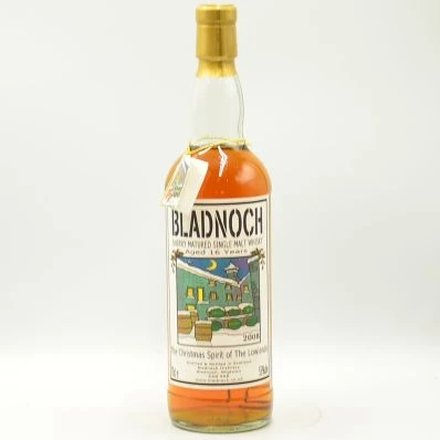 Bladnoch 16 Year Old Malt Whisky 1992 The Christmas Spirit of The Lowlands