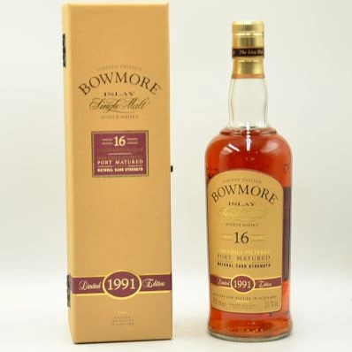 Bowmore 16 Year Old Single Malt Islay Whisky 1991 Port Matured