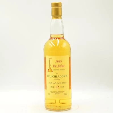 Bruichladdich 12 Year Old Fine Malt Whisky Selection James MacArthur's 