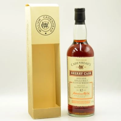 Inchgower 12 Year Old Scotch Malt Whisky 2009 Cadenhead's Sherry Cask