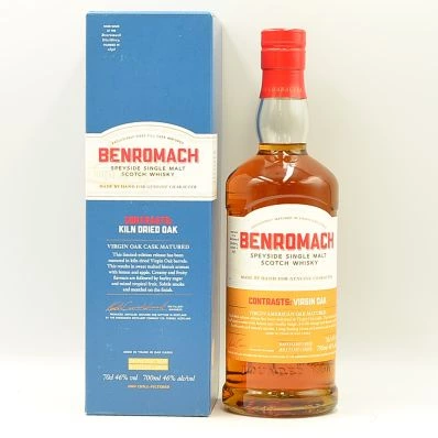 Benromach 2012 Single Malt Whisky Contrasts Kiln Dried Oak