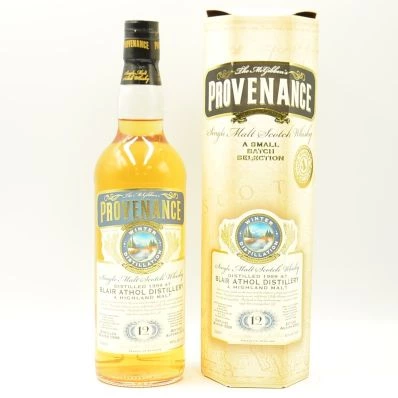 Blair Athol 12 Year Old Scotch Whisky 1999 Provenance