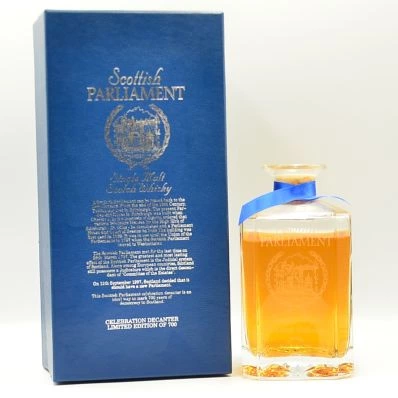 Scottish Parliament Single Malt Whisky Celebration Decanter