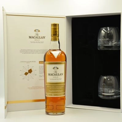 Macallan 1824 Series Gold Single Malt Whisky Gift Set