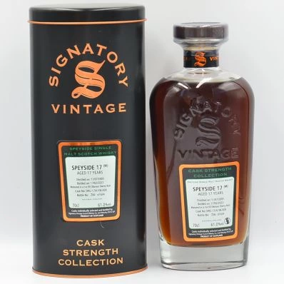 Speyside 17 Year Old Secret Whisky "Macallan" Signatory Cask #28