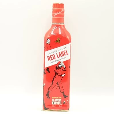 Johnnie Walker Red Label Whisky Netflix La Casa De Papel Edition