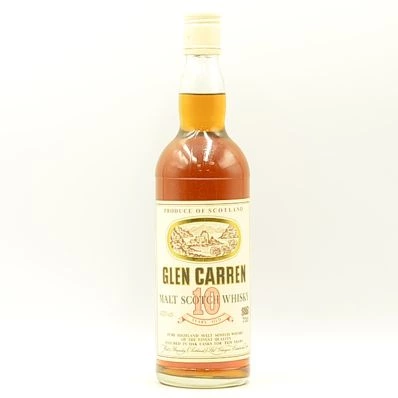 Glen Carren 10 Year Old Blended Whisky Hall & Bramley 1990s