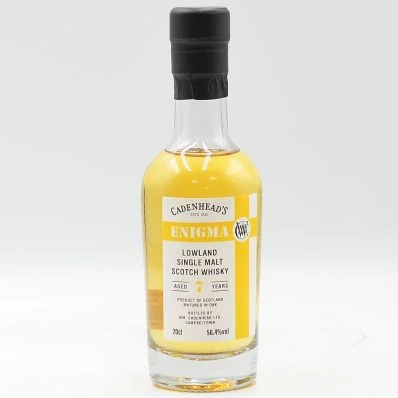 Enigma 7 Year Old Lowland Single Malt Whisky 2016 20cl