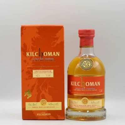 Kilchoman Islay Scotch Whisky UK Small Batch 3 2021