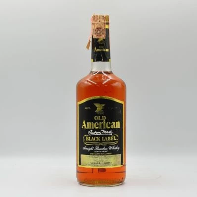 Old American Straight Bourbon Whisky Black Label