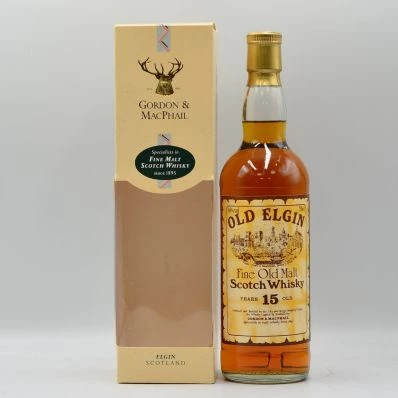 Old Elgin 15 Year Old Malt WHisky Gordon & Macphail 1990s