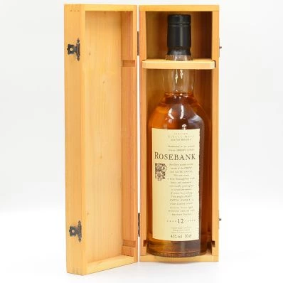 Rosebank 12 Year Old Flora & Fauna Black Cap In Wooden Box