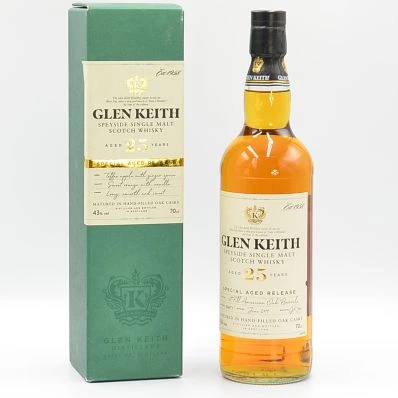 Glen Keith 25 Year Old Whisky Secret Speyside Batch 1 2019 