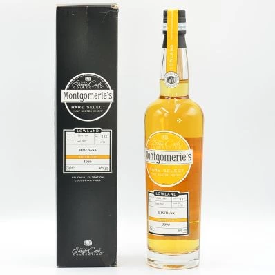 Rosebank Single Malt Whisky 1990 Montgomerie's Rare Select