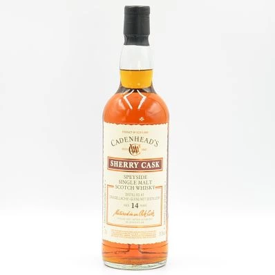 Craigellachie-Glenlivet 14 Year Old Single Malt Whisky 2007 Cadenhead's 