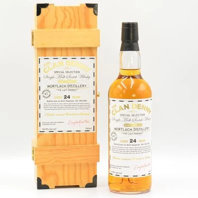 Mortlach 24 Year Old Single Cask Whisky The Last Hoorah The Clan Denny #11950
