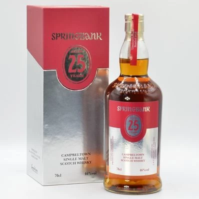 Springbank 25 Year Old Single Malt 2019 Release