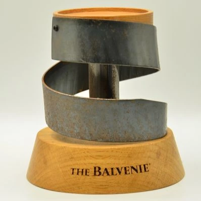 Balvenie Whisky Metal and Wood Bottle Stand