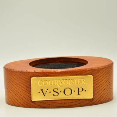 Courvoisier V.S.O.P Wooded Bottle Stand.