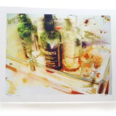 Ardbeg Distillery Bottles Print Hand Signed by Ian Gray