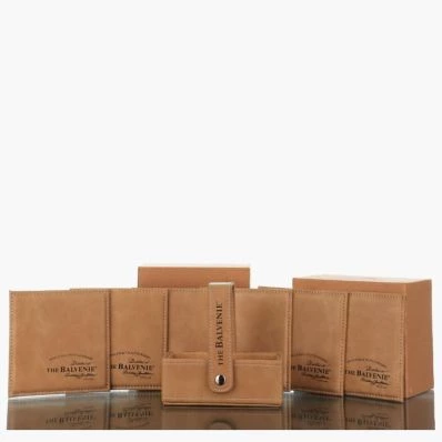 Balvenie Whisky Leather Coasters x 6
